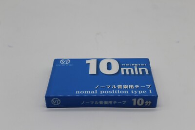 BLANK AUDIO CASSETTE TAPE VERTEX STYLE C 10 JAPAN NEW AND SEALED
