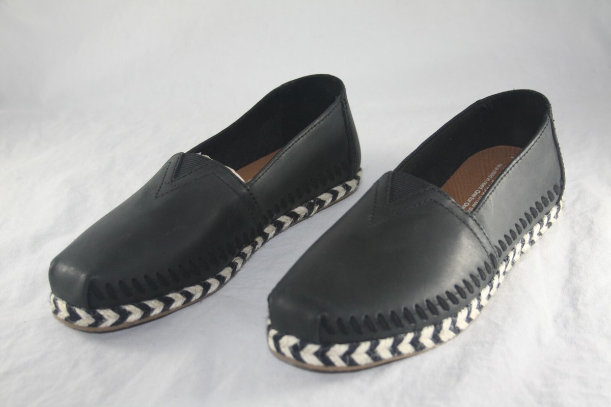 toms leather slip on