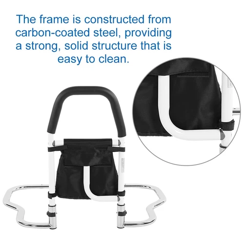 Hospital Grade Safety Bed Rail Side Assist Handle Bar Elderly Adults Patient - Picture 4 of 10