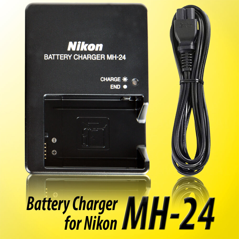 MH-24 Battery Charger Nikon EN-EL14 P7100 P7000 D5100 D3100 D3200 Camera