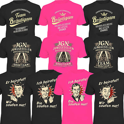 T-Shirt JGA Shirts Junggesellenabschied Junggesellen Abschiedstour Weddingplaner