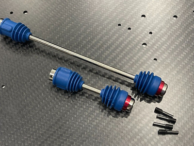Center Driveshafts Drive shafts CVD for Traxxas E-Revo E-Revo 2.0 Summit SIlv