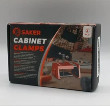 Saker 2 pcs Woodworking Drilling Holding Clip, Cabinet Clamps