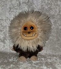 Ty Beanie Frizzy's Zinger Big Eye Monster Messy Hair 9" Plush 2015 Glitter Eyes