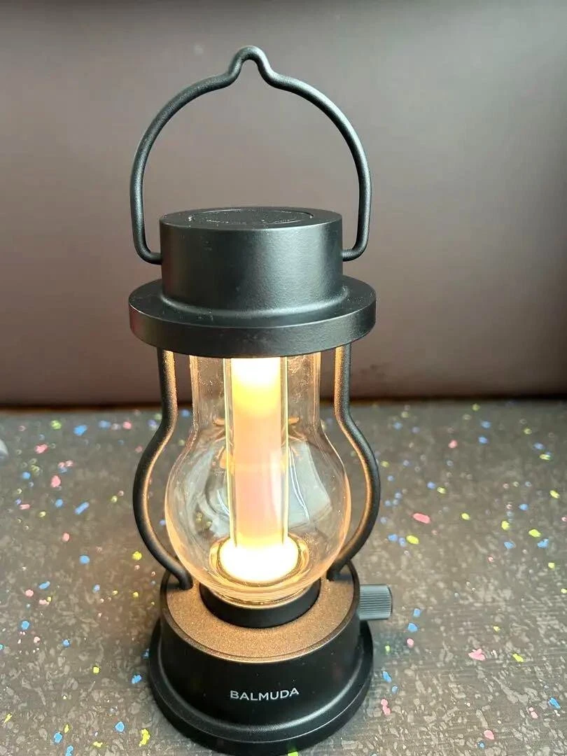BALMUDA LED Portable Lantern L02A-BK Black Japan Domestic Edition Used  Tested