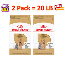 20 LB/ 2 Pack Royal Canin Adult Dry Dog Food - Yorkshire Terrier Breed Health Nu