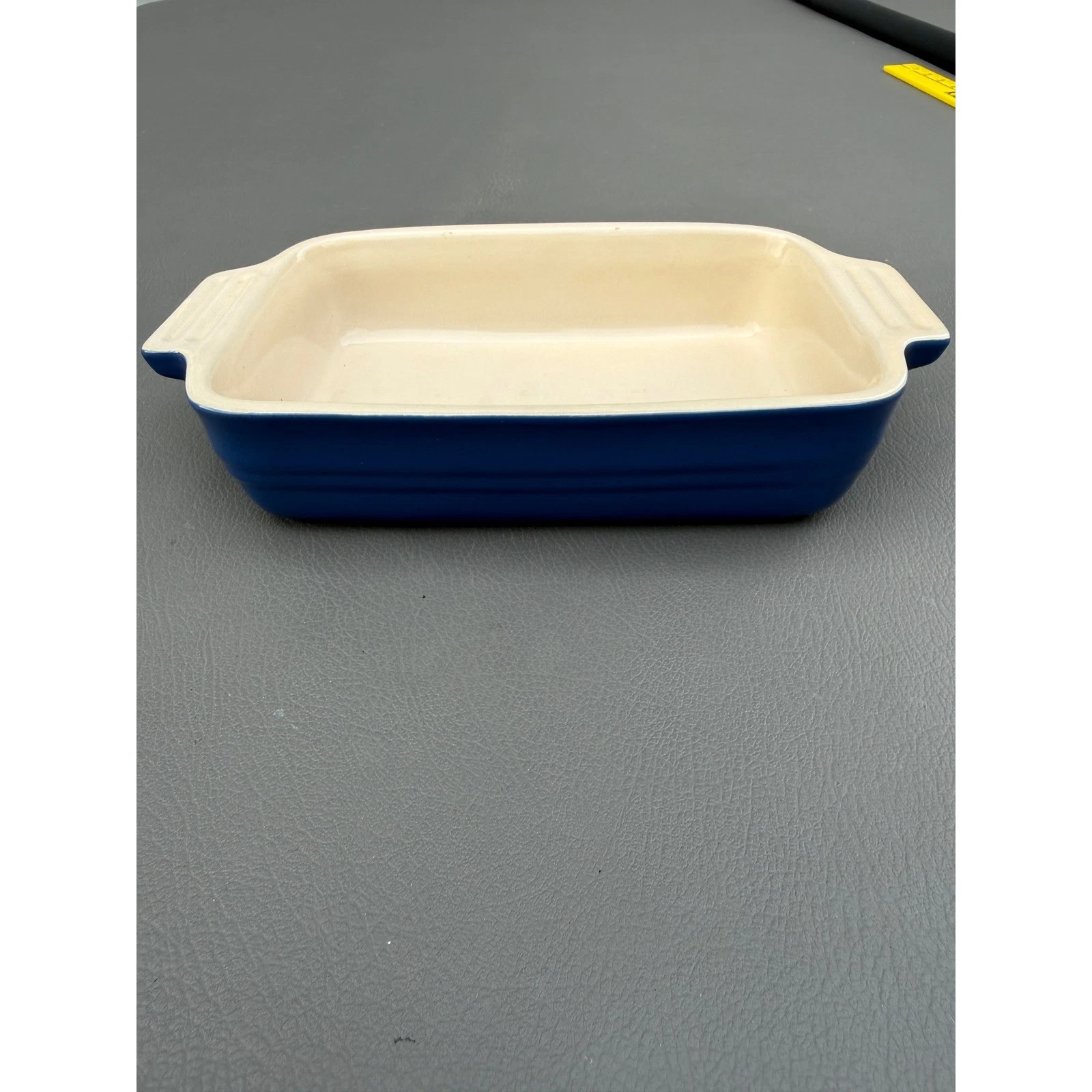 Le Creuset Cobalt Blue Stoneware Rectangular Baker Casserole Dish 14-22 9 Inch