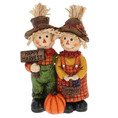 Shudehill Geschenkartikel Herbst Ernte Vogelscheuche Paar Halloween Ornament