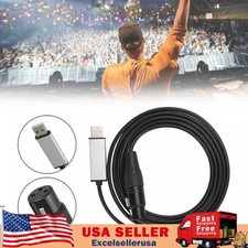 USB to DMX Interface Adapter DMX512 Stage Light Controller Cable For Computer V2