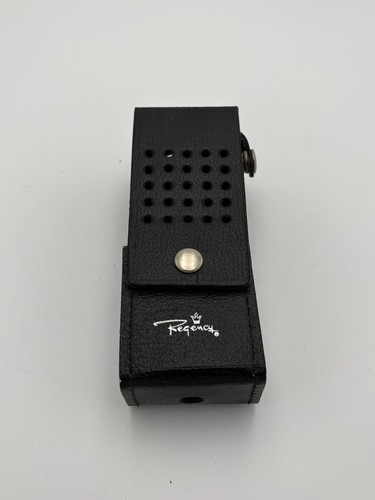(1) Vintage Regency Police Radio Walkie Talkie Black Belt Holster 6"x2.5" NICE!