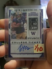 2020 Contenders HUNTER BRYANT College Ticket RC AUTO */10 WASHINGTON HUSKIES