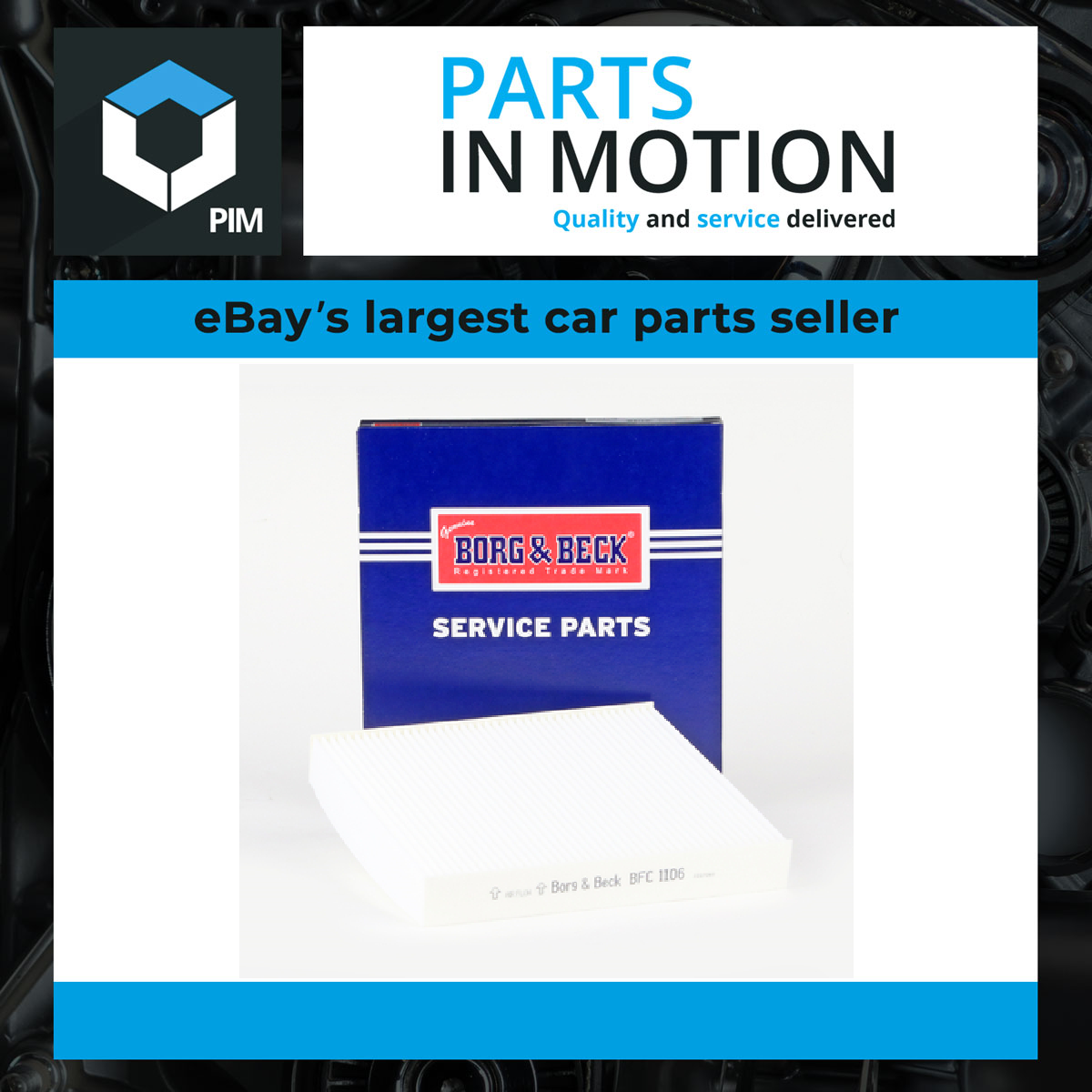 Pollen / Cabin Filter fits FIAT FULLBACK 2.4D 2016 on 4N15 B&B 6000606985 New