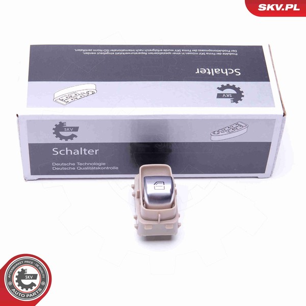 Schalter Fensterheber Esen SKV 37SKV343 12V FüR Mercedes Klasse W205 Model S205-image