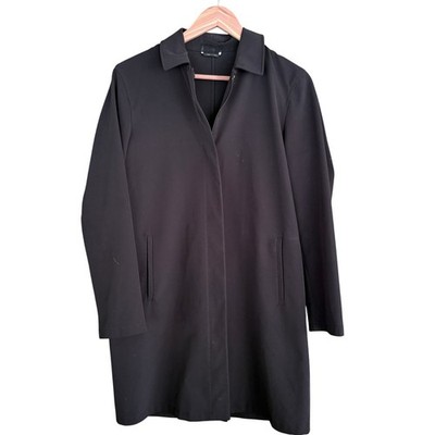 Weekend Max Mara Zip Jacket 8 M Black Coat Zip Capsule M Academia Prep Old Money