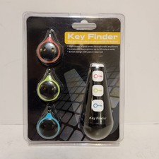 Key Finder Transmitter Receivers Kit 3 Color Pack with Batteries Smiley Face