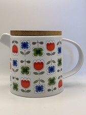 Sagaform Blossom Teapot Camilla Engdahl Sweden Scandi Retro Floral Teapot