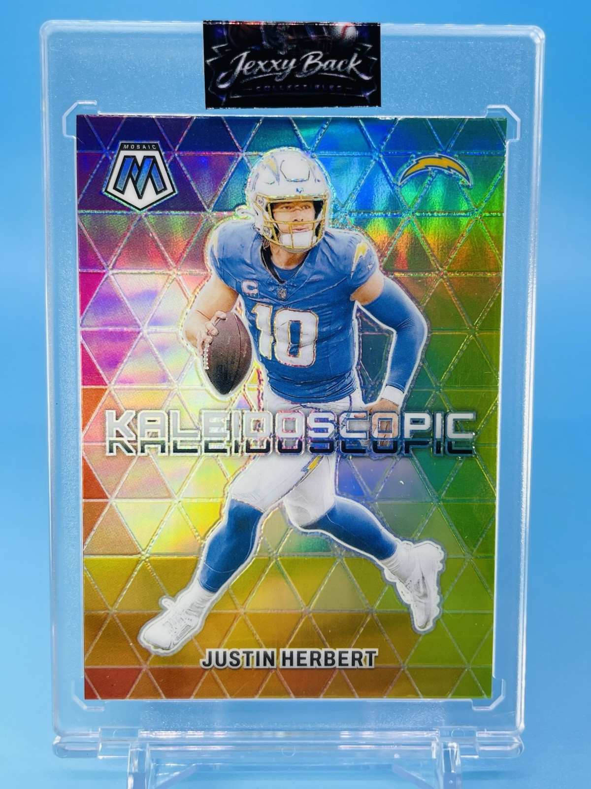 2024 Panini Mosaic ~ JUSTIN HERBERT ~ KALEIDOSCOPE 💥 Case Hit SSP #11 🔥