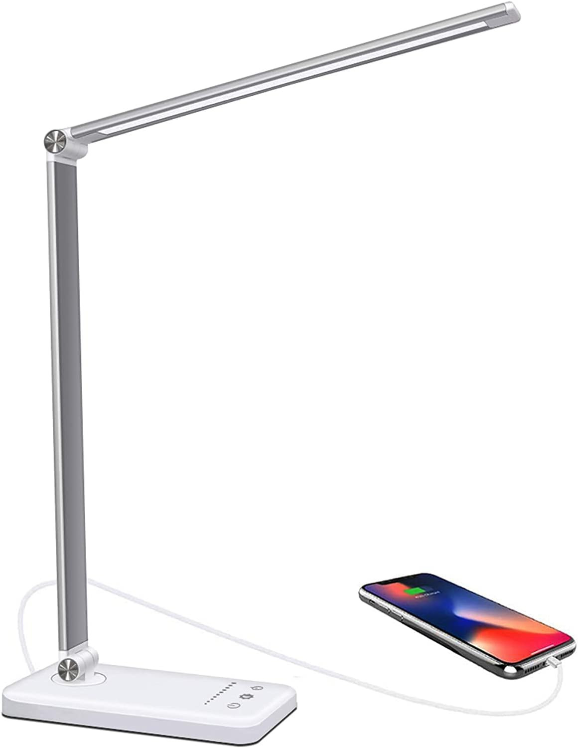 Lampada Comodino USB Ricaricabile LED: Design Senza Fili per Smart Working