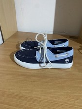Timberland Kids Bay Boat Shoes Size Uk 12.5/ Eu 31 Colour Navy Blue Rrp �75