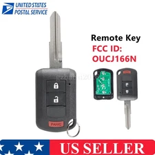 For 2015 2016 2017 2018 2019 2020 Mitsubishi Mirage Remote Control Head Key Fob