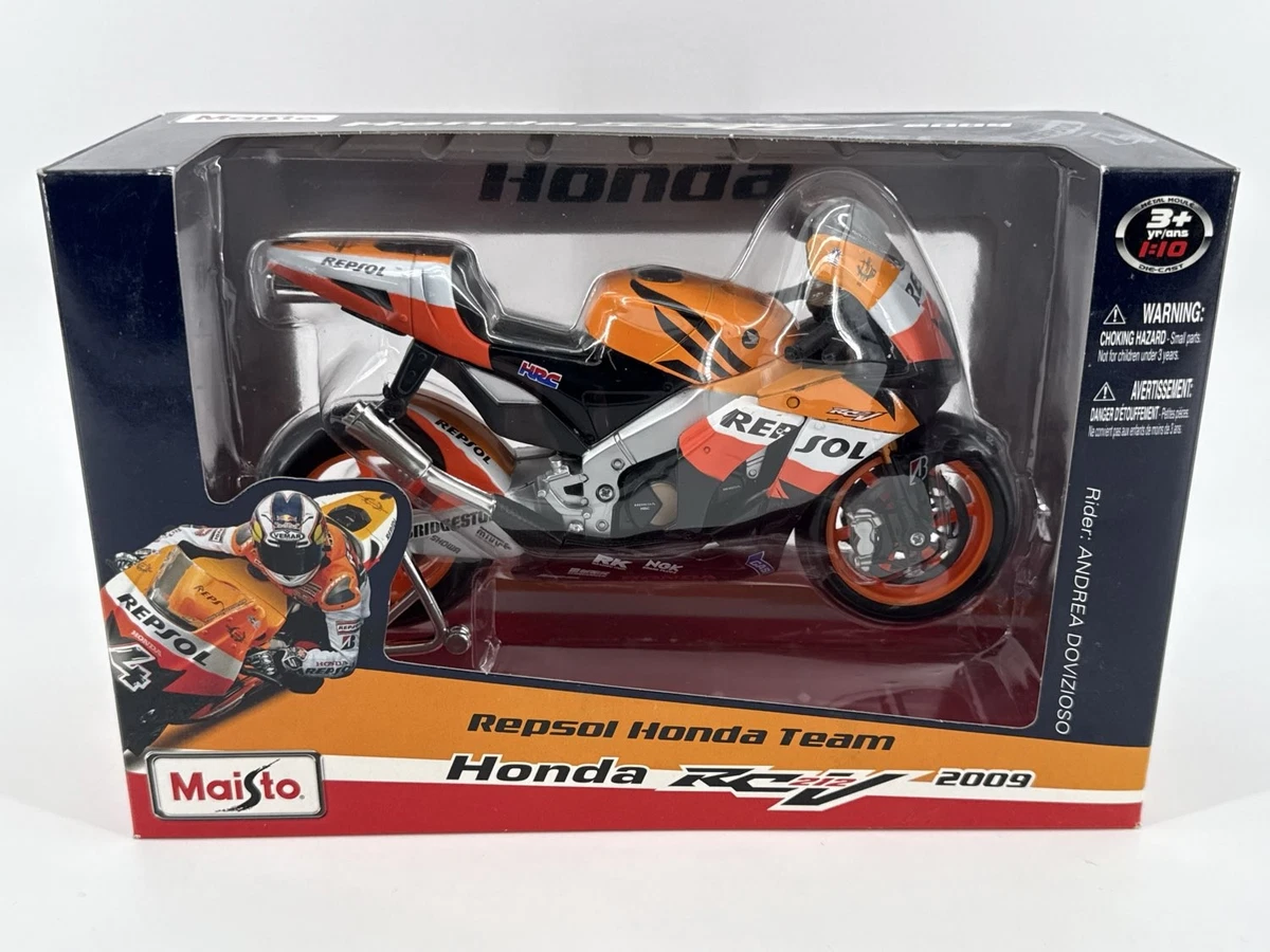 Figurine Moto GP Honda Repsol Guiloy 1:10 - Nicky Hayden 69 - Avec Boîte