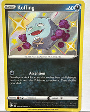 Pokemon TCG Koffing SV076/SV122 Shining Fates Shiny Vault Shiny Holo EN - NM