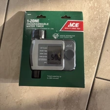 Programmable Water Timer 1-Outlet Manual Faucet Sprinkler Lawn Garden ~ New