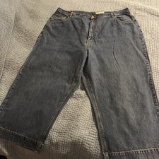 Women  s Plus Size Capri Jeans  Eddie Bauer  Sz 24W
