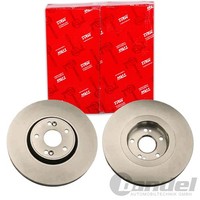 2X Trw Bremsscheiben 308Mm BelÜFtet Vorne Passend FÜR Renault Laguna | DF4259S