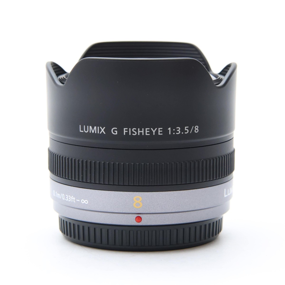 極美品 LUMIX G FISHEYE 8mm F3.5 Panasonic LUMIX G Series 8mm F3.5 Fisheye Lens - H-F008