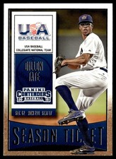 2015 Panini Contenders Dillon Tate USA #66