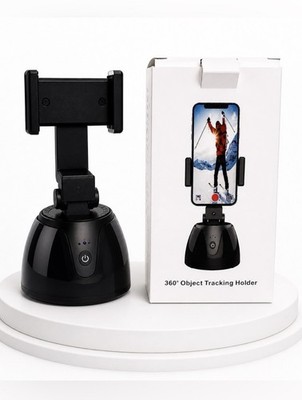 360° Auto Face Tracking Phone Holder   Smart Tripod Compatible for Recording