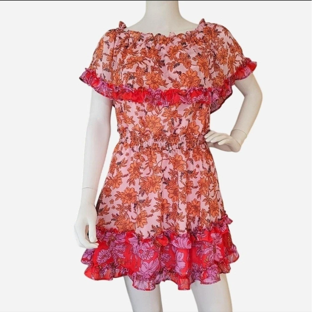 jessica simpson women's and women's plus amelia ruffle short dress Stacey's_Journey on LTK