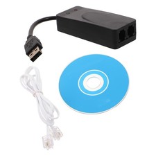 USB Interface Fax Modem with Dual Ports - Function Networking Accessory for