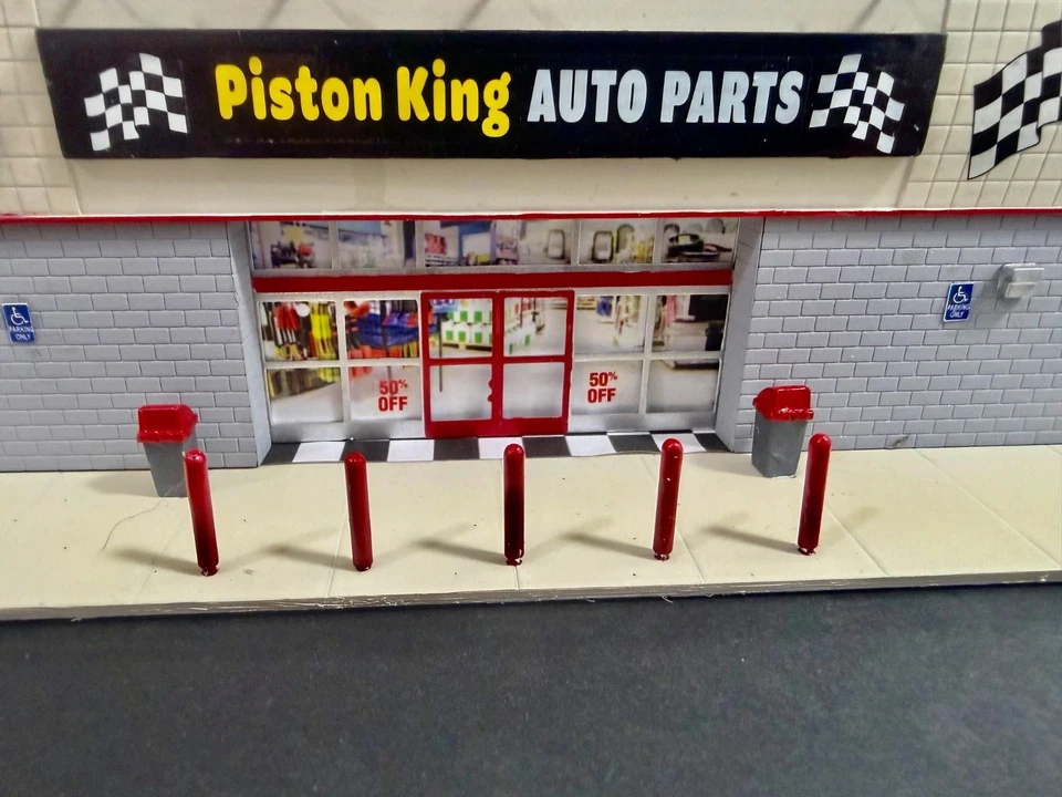 WALTHERS CUSTOM HO SCALE MODEL RAILROAD BUILT BUILDING DESIGN TRAIN LAYOUT CITY - Image 3 of 4