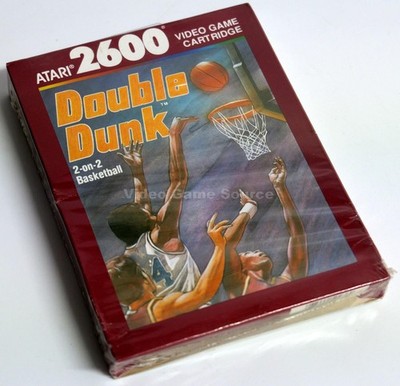 Atari 2600 Double Dunk Game Cartridge *Original versiegelt