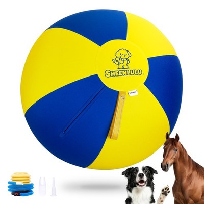 25'' Herding Ball for Dogs & Horses, Large Dog Traing Ball with Handle, Big C...