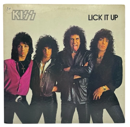 KISS Rock Band Lick It Up 1983 LP Mercury PolyGram Records Vinyl Récord