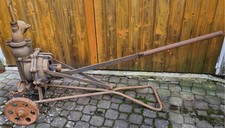 Güllepumpe, Jauchepumpe, Abwasserpumpe, Handpumpe, Industriekunst,