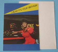 Star Trek TOS - Happy Birthday Karte - Uhura - 1976 - guter Zustand