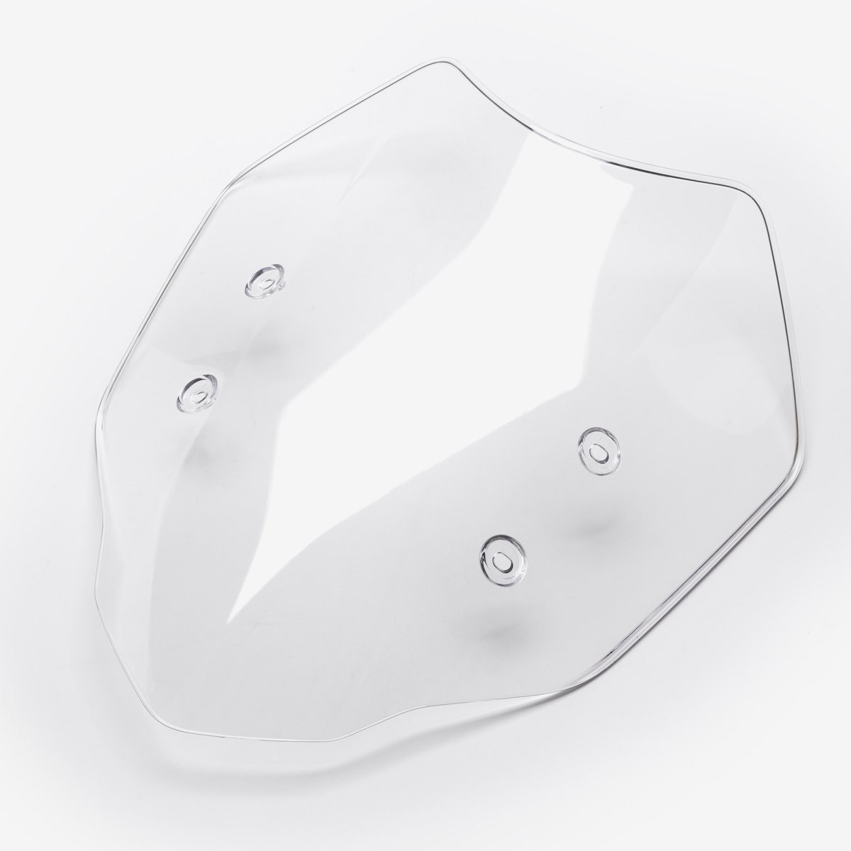 Windscreen for KY500X-E5 Windshield Clear Street Motorcycle Screw-In Heavy Duty
