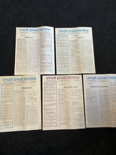 RARE Len Fulton 5 SMALL PRESS REVIEW Issues Mixed Years 2004-2006 L2