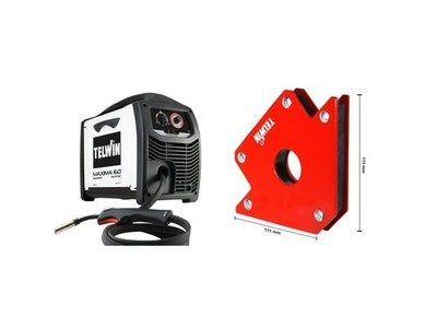 Telwin 816085 Maxima 160 Synergic Draht-Inverter-Schweißgerät Mig-Mag/Flux/Brazin