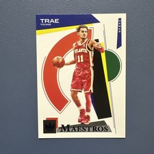 Trae Young 2020-21 Court Kings Maestros Sapphire /25 Hawks Wizards