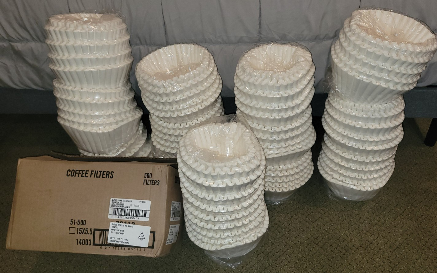 Filters 15" X 5.5"  (7 Cases Of 500)