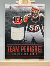 2017 Panini Majestic - Pedigree Materials Karlos Dansby #CB-KD Silver /75 (MEM)