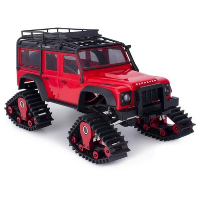 4Pcs Snow Tracks Wheel Tires for 1/18 RC Crawler Car Traxxas TRX4M Upgrade Parts
