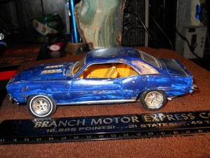 Vintage Revell 1:25 '69 Camaro SS, 'Amatuer Built/painted Model Car"As Is",!!