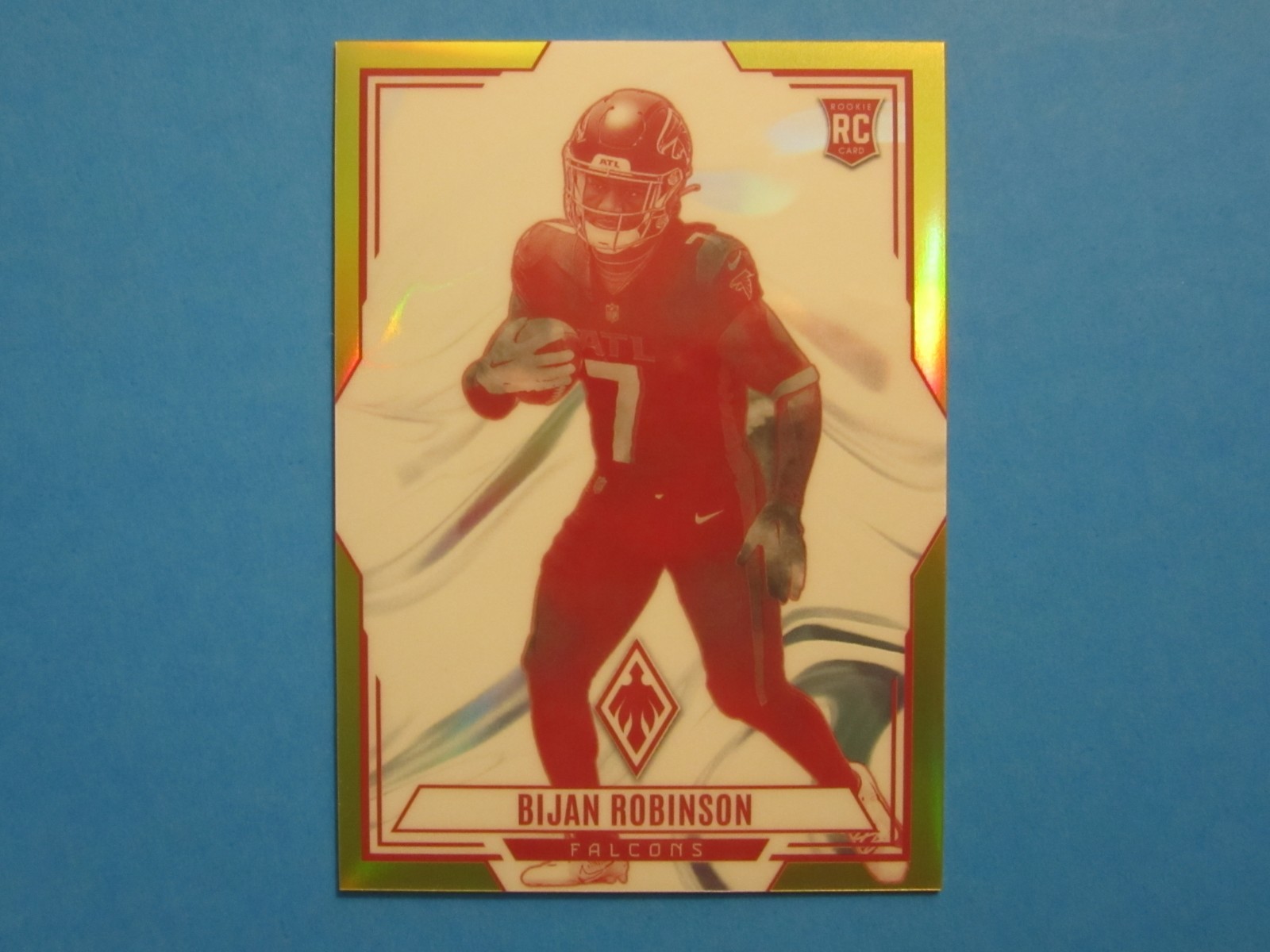 2023 Phoenix Contours Rookie Yellow Bijan Robinson Falcons /75!