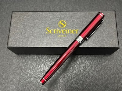 Scriveiner Ballpoint Pen Premium Chrome Finish Schmidt Gift Box #c71f0e